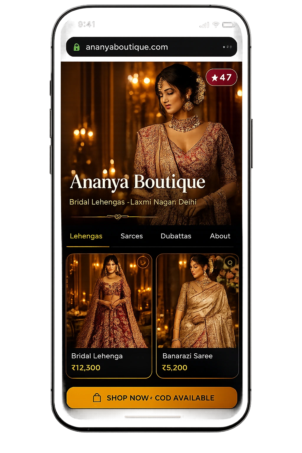ChattyBao merchant website on mobile