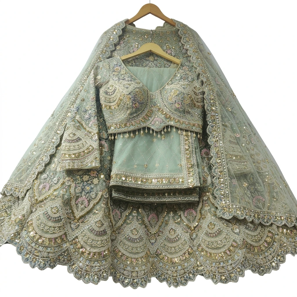 lehenga product photo